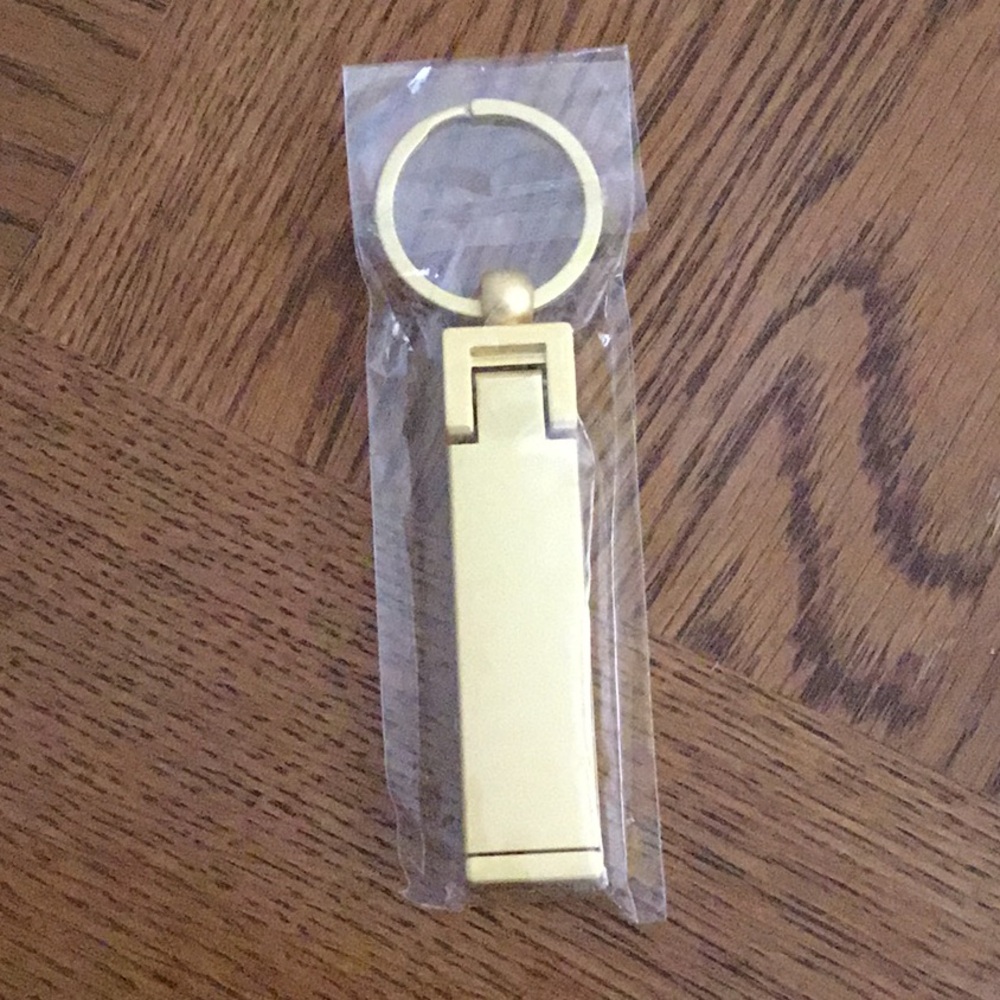 Gold Keychain Phone Stand